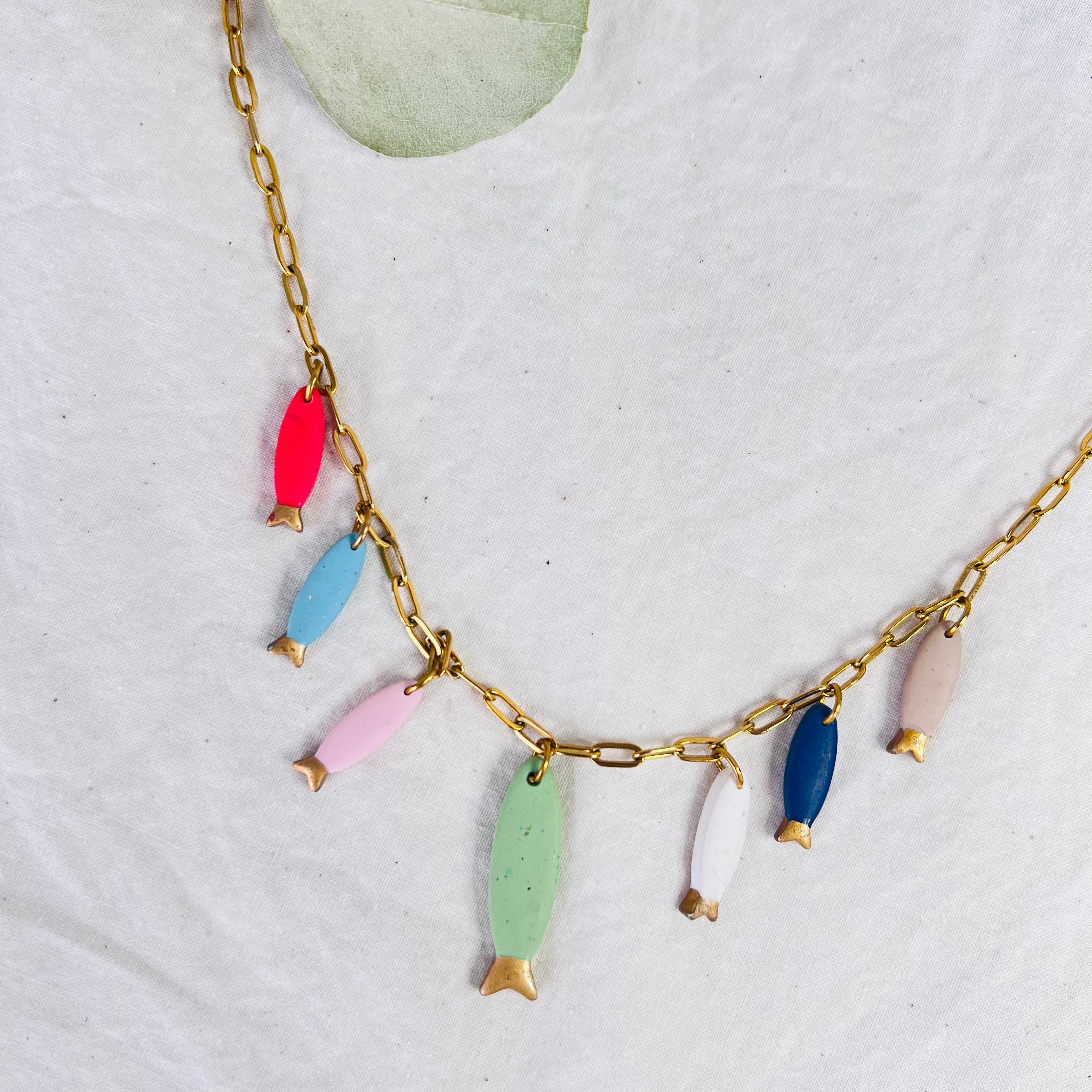 Sardine Charm Necklace
